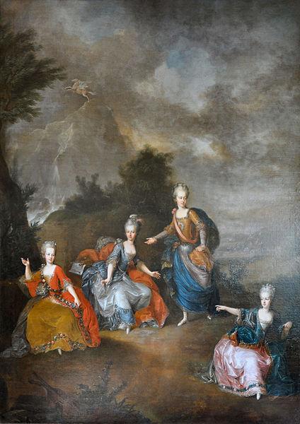 Johann Georg Weikert Il Parnaso Confuso France oil painting art